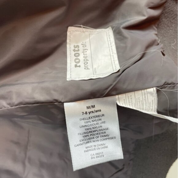 Roots Kids Sleeveless Puffer Vest Size Medium - Picture 6 of 6